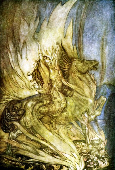 Götterdämmerung von Arthur Rackham